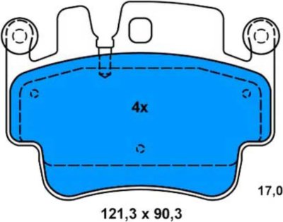 Porsche Boxster Brake Pads ATE