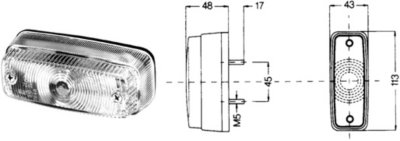 Mazda MPV Turn Signal Light Hella