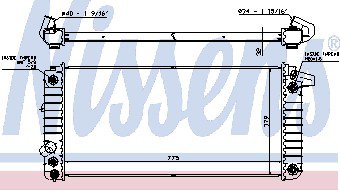 Cadillac Deville Radiator Nissens