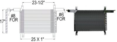 Ford Bronco A/C Condenser ACI